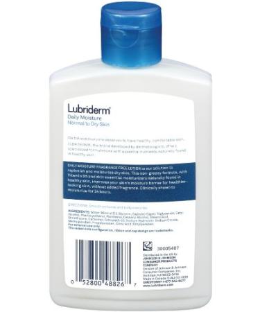 Lubriderm Daily Moisturizer Lotion for Normal to Dry Skin - Fragrance Free 6 oz (Pack of 6) | International Shipping - Buy Online on GoSupps.com