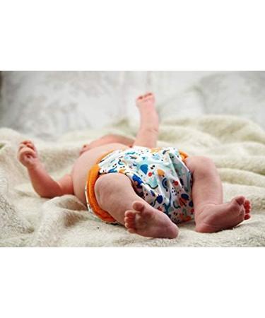 Petit Lulu Size 1 Newborn Diaper Pants | Washable & Waterproof | Velcro Closure | Eco-Friendly Tower Diapers for Babies (2-6 kg) | Made in EU with Panda Bears - Buy Online on GoSupps.com
