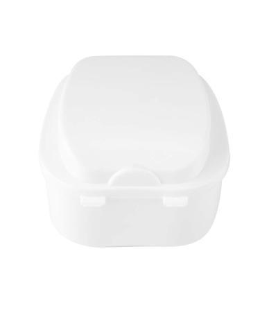 Denture Case - Portable Storage Box for False Teeth (White) | Secure & Lightweight - Ideal for Travel - Buy Online on GoSupps.com
