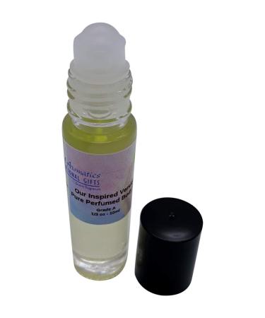 Jane Bernard Black Coconut Perfume Fragrance Body Oil_10ml_1/3 Oz Glass Roller Ball_Lasting Scent for Men and Women of all Ages