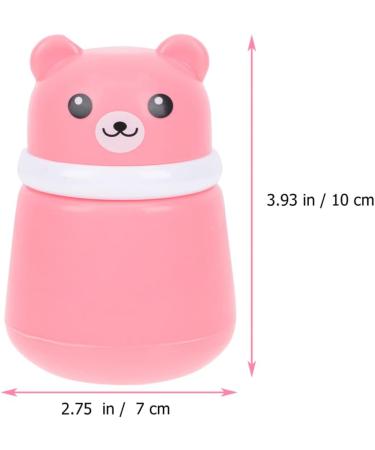 4 Pcs Body Powder Box Baby Powder Puff Baby Talcum Powder Case Lovely Bear Baby Powder Case Newborn Pinkx2pcs 10x7cmx2pcs - Buy Online on GoSupps.com