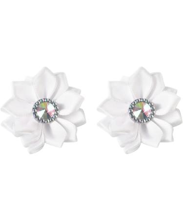 Alipis 2pcs 1 20pcs Scrapbook Accessories Floral Headband Headbands DIY Clothes Flower Clothing Receptacle Whitex2pcs Size 1x2pcs - Buy Online on GoSupps.com