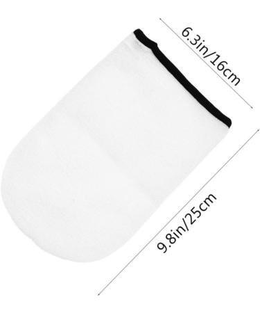 Healeved 10 Sets Leather Horn Boots Pedicure Tools for Feet Paraffin Wax Warmer Insulated Mitts Heated Mittens Nail Kit Paraffin Bath Mitts Work Nursing Cover Moisturizing Polyester Lining - Buy Online on GoSupps.com