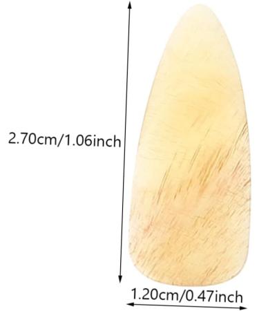 WOFASHPURET 8pcs Guzheng nails Finger Nail Protectors guzheng picks Guzheng Finger Picks gadgets for kids ukelele picks guitar picks Fingertip Protection Covers horns child Ukulele Accessories 2.7X1.2X0.1CM Yellow - Buy Online on GoSupps.com