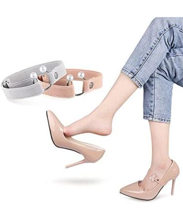 4 Pair High Heel Anti-Loose Straps | Detachable Elastic Shoelace Accessories for Women - Shop Internationally - Buy Online on GoSupps.com