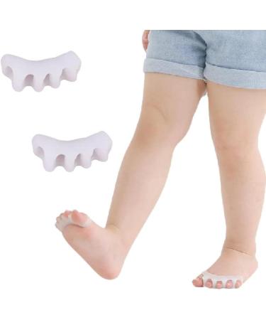 Child Silicone Toe Separator Stretcher - 4pcs (2pairs) Hallux Valgus Corrector for Kids - Buy Online on GoSupps.com