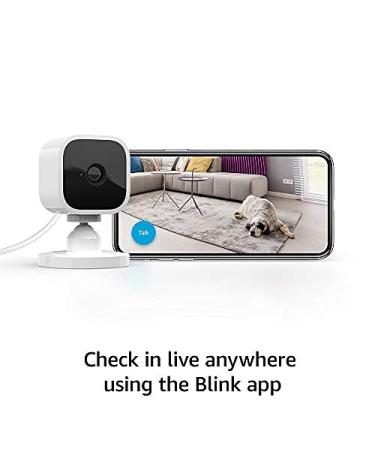 Blink Mini 1080p HD Indoor Security Camera System | Night Vision, Motion Detection, Two-Way Audio | Works with Alexa | Easy Setup | Pack of 3 (White) - Buy Online on GoSupps.com