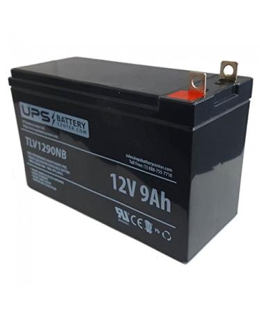 UPSBatteryCenter 12V 9Ah Nut and Bolt Compatible Replacement Battery for Generac 7500 Generator