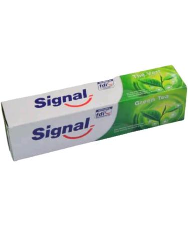 Signal Green Tea - Herbal Toothpaste 3 x 100 ml - Buy Online on GoSupps.com
