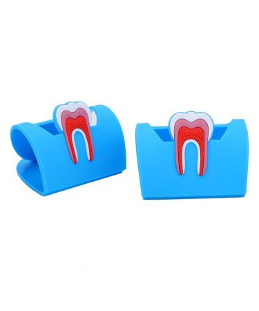 2PC Tooth Shape Dental Card Holder - Multi-Colored | Best International Shipping - Buy Online on GoSupps.com