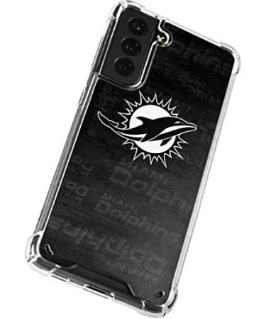 NFL Miami Dolphins Samsung Galaxy S21 5G Clear Phone Case - Officially Licensed Black & White Design - Buy Online on GoSupps.com