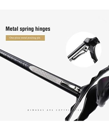 SERONI Blue Light Blocking Glasses for Women & Men - TR90 Round Frame Anti-UV Clear Lens 54mm for Computer & Reading - Buy Online on GoSupps.com