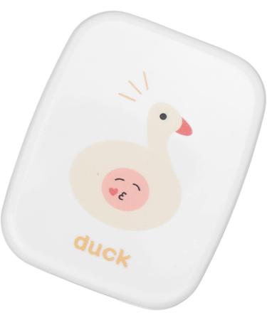Travel Contact Lens Case Portable Contact Lens Box Kit Cute Little Duck with Tweezers for Woman for Outdoor - Buy Online on GoSupps.com