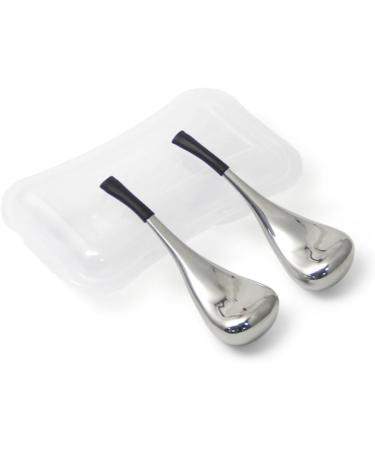 ISTOVO Stainless Steel Ice Balls Massager | Facial Beauty Roller for Spa & Cooling Therapy - Buy Online on GoSupps.com