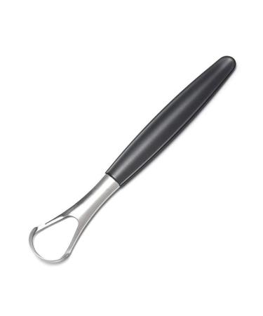 1 x stainless steel-tongue scraper cleaning of the mouth reusable environmentally friendly fresh brush scraper tongue care breath and oral black unity size