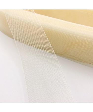 Polyester Ivory Horsehair Braid - 42 Yards Roll (2 inch) - Stiff & Durable - Buy Online on GoSupps.com