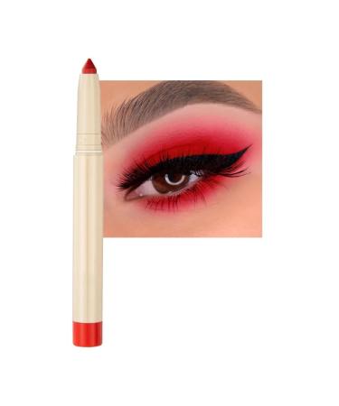 Pearlescent Eyeshadow Pencil Stick Lasting Glitter Shimmer Eye Shadow Pen Eyeliner Stick Eyes Make Up Tools Waterproof 22 Colors (Color : NO.6)