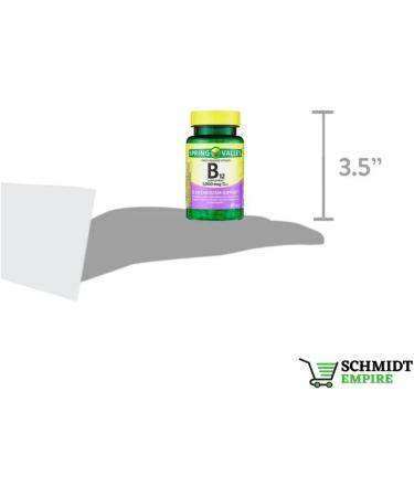 Spring Valley SCHMIDT EMPIRE Vitamin B-12 1000mcg Timed Release - 60 Tablets - Buy Online on GoSupps.com