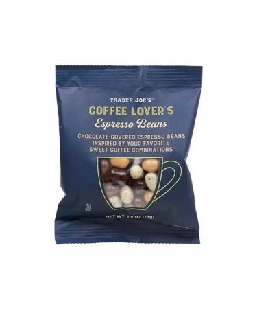 Trader Joe's Coffee Lover's Chocolate-Covered Assorted Espresso Beans: 8 Pack (20 oz total) - Buy Online on GoSupps.com