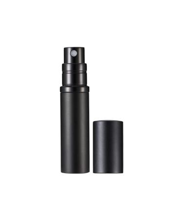 Refillable Perfume Bottle Atomizer for Travel, Yeejok Portable Easy Refillable Perfume Spray Pump Bottle for Men and Women with 5ml Pocket Size Perfume Container-Black