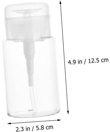 Beavorty Makeup Remover Water Bottle Travel Size Pump Bottle Press down Bottle Dispenser Travel Makeup Remover Leakproof Travel Containers Empty Foundation Bottle Acrylic Glass Toiletries - Buy Online on GoSupps.com