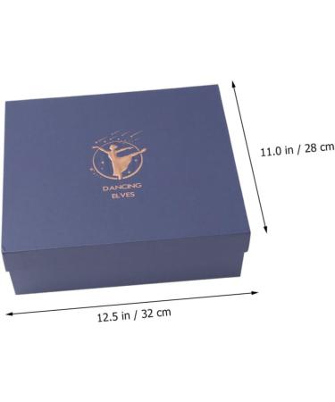 VILLCASE 1 Set Box Box Box Decor Present Accessory Jewelry Present Adornment Packing Box Girl Heart 38X28CM Blue - Buy Online on GoSupps.com