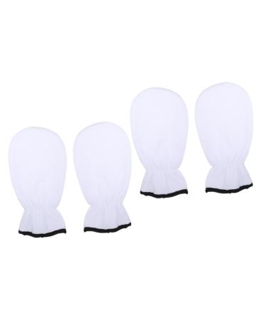 FRCOLOR 2 Pairs Exfoliating Hand Mask Heat Preservation Mitten Moisturizer Hands Spa Gel Hand Gloves Womens Glove Moisturizing Hand Gloves Spa Glove Flannel Skin Care Miss Dry