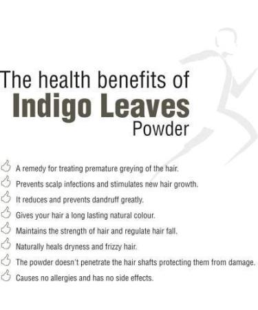 Radico Indigo Leaf Powder 100g - Organic Vegan Herbal Dye for Hair & Skin | Eco-Friendly Natural Colorant - Buy Online on GoSupps.com