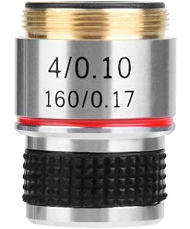 4X 185 Biological Microscope Achromatic Objective Lens 160/0.17 for Optical Instruments Conversion Objective Lens - Buy Online on GoSupps.com