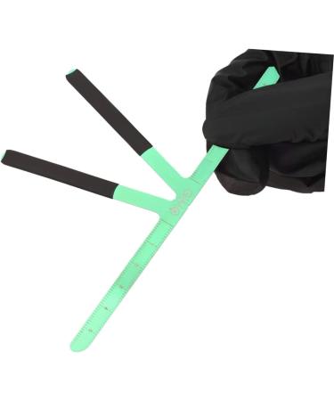 Housoutil 3pcs Household Shaper Tool Positioning Stainless Measuring Eyebrow Steel Triangle Tattoos Nose 13.8x7cmx3pcs Greenx3pcs - Buy Online on GoSupps.com