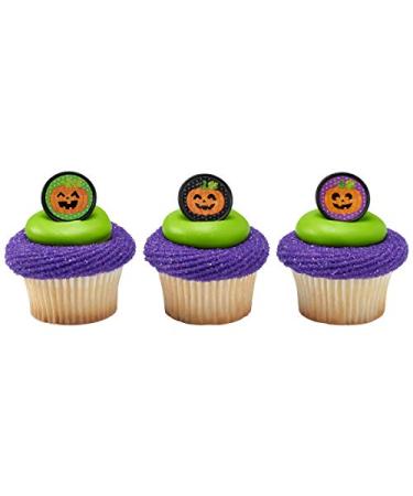 24 Fun and Classic Pumpkin Cupcake Rings Jack-o-Lantern Halloween