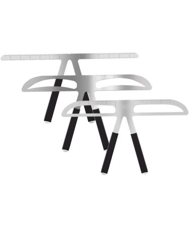 FOMIYES 3pcs T Tool Eyebrow Template Stencils Eyebrow Ruler Eyebrow Drawing Tool Eyebrow Card Eyebrow Shape mediumx3pcs As Shownx3pcs - Buy Online on GoSupps.com