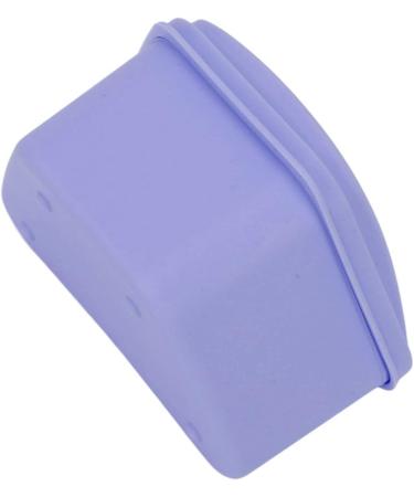 Buy Moum Routes Trapezoidal Portable Prosthesis Storage Box | Locking Organizer for Artificial Teeth - Travel Essential for Adults & Kids (Purple) - Buy Online on GoSupps.com
