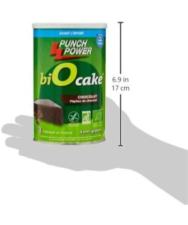 PUNCH POWER - Biocake - Chocolat - Pot 400g - Pr paration Pour G teau pour sportifs - Glucides Complexes - Bio - Sans Gluten - Marque Fran aise - Buy Online on GoSupps.com