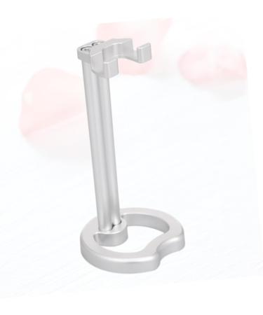 PopetPop 3-in-1 Safety Razor & Shaving Brush Holder Set - Stylish Silver Stand for Men - Ideal for Razor Organization - Buy Online on GoSupps.com