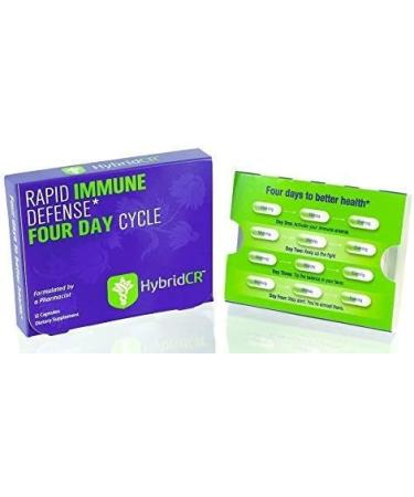 HybridCR Rapid Immune Defense | Pharmacist Formulated Herbal Formula for Immune Support | Gluten-Free Non-GMO Remedy | 24 Capsules - Buy Online on GoSupps.com