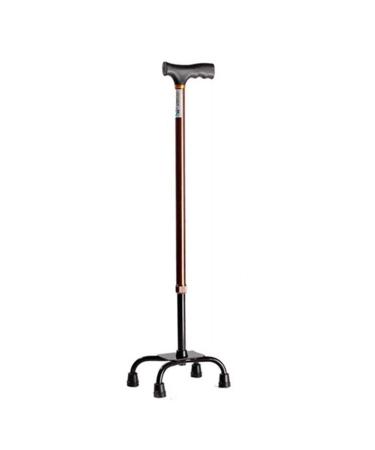 Crutches Foldable Height Adjustable Cane Easy to Carry Elderly Disabled Medical Walking Stick Brown Surprise Gift