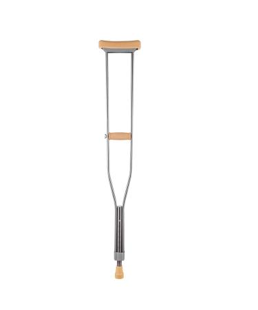 Lightweight Adult Walking Crutches with Underarm Pad and Handgrip Height Adjustable Aluminum Alloy Anti-Slip Walker 1Pcs Warm Life