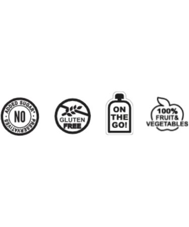 Nutrino Lab Fruit Puree Variety Pack - Exotic Gourmet Blend for Adults and Kids - 3 x 200g - Buy Online on GoSupps.com
