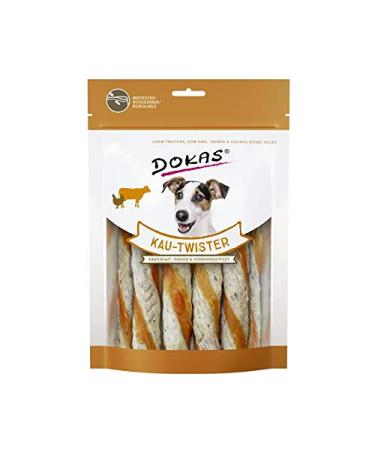 Dokas Chew-Twister beef skin tripe & chicken breast | 9X 200g dog snack