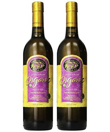 Napa Valley Naturals Organic Extra Virgin Olive Oil, two 25.4 Ounce bottles Organic EVOO 25.4 Fl Oz (Pack of 2)