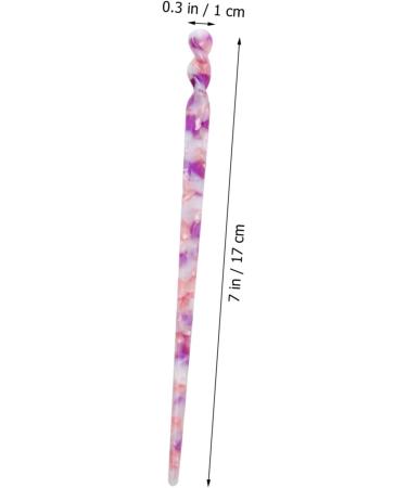 RORPOIR Hairpin Vintage Chinese Hair Chopsticks Chignon Pin Chopsticks Chinese Hair Fork Pearl Hair Accessories Ancient Hair Chopsticks Girl Bride Acetate Sheet Purple Steamed Stuffed Bun - Buy Online on GoSupps.com
