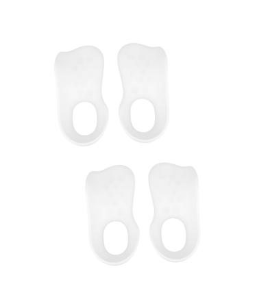 NOLITOY 2 Pairs Insole Correct Inserts Orthotic Shoe Pads Plantar Inserts Inserts Orthotic Pad Plantar Arch Insert for Gasket Foot White