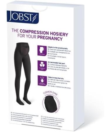 JOBST Maternity Opaque Compression Pantyhose - 20-30 mmHg Support for Swollen Legs - Closed Toe - Medium Navy - Buy Online on GoSupps.com
