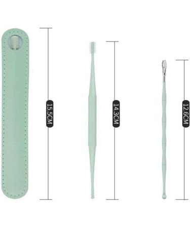 Houchu Stainless Steel Double Head Earwax Cleaner - Portable Ear Care Tool (B3) - Buy Online on GoSupps.com