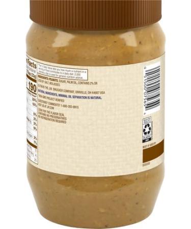 Jif Natural Crunchy Peanut Butter 40 oz - Buy Online on GoSupps.com