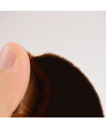 Foundation Makeup Brush | Kabuki Face Blush Liquid Powder Flat Top Brush for Blending Liquid Cream Flawless Powder Cosmetics with1 Protective Case(Black 1pc) - Buy Online on GoSupps.com