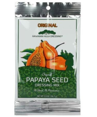 (Pack of 2) Hawaiian Hula Original Papaya Seed Dressing Mix 2.0 Oz.