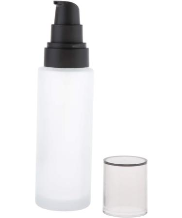 100ml Empty Refillable Glass Pump Dispenser - Cream & Makeup Spray Bottle with Plastic Pump & Lid for International Shipping - Buy Online on GoSupps.com