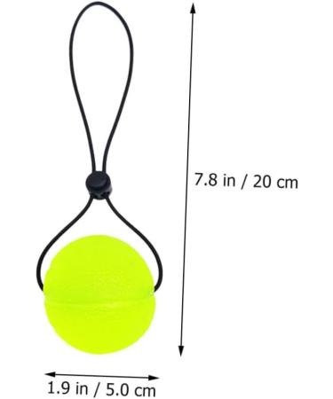 Oatipho Finger Trainer & Stress Ball - Hand Exercise & Massage Tool for Strength & Relaxation - 20x5cm Yellow - Buy Online on GoSupps.com
